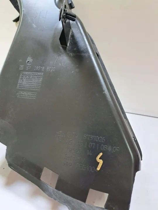 BMW 8737026 Jarrujen Jäähdytysilmaputki Oikea Puoli image 5