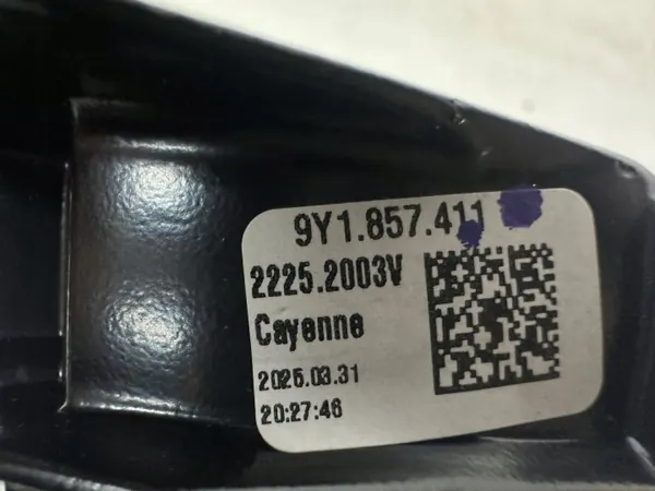 OEM 9Y1857411 vänster spegelbas för Porsche Cayenne III image 3