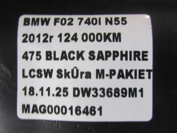BMW 7 F01 F02 Bouchon Réservoir OEM 16117267498 image 9