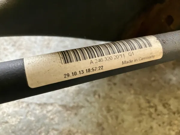 OEM 2463505900 Bakaxelbalk Mercedes A-Klass image 10
