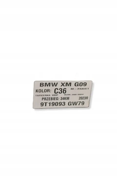 Escudo inferior painel direito BMW XM G09 OEM 9461724 image 4