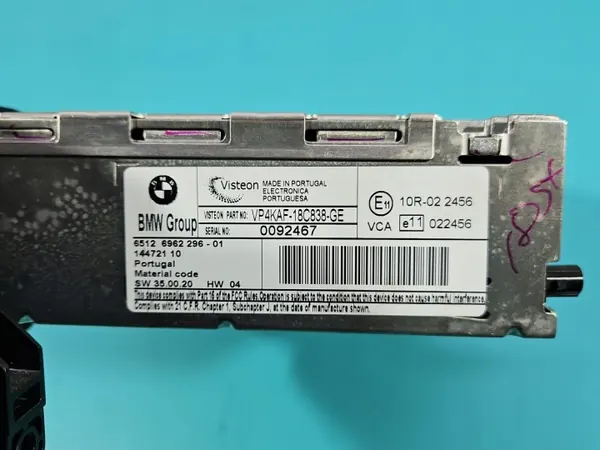 BMW OEM 6962296 Werksradio für E90 - Gebraucht image 9