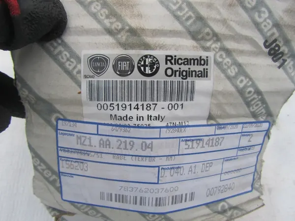 Kit Cuscinetto Ruota con Mozzo Fiat 500L Doblo image 2