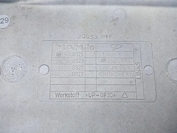 OEM 81615100921 Vasen ohjaamon porras MAN TGL TGM TGX image 10