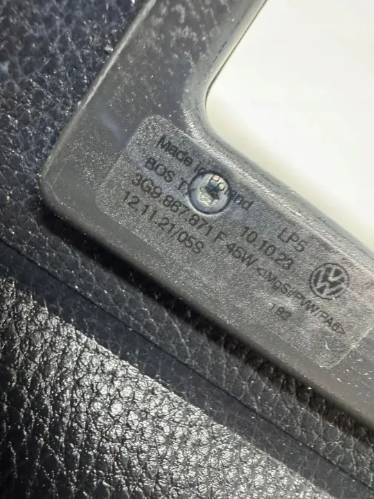 OEM ROLETA BAGAŻNIKA VW PASSAT B8 Cubierta de Maletero image 9