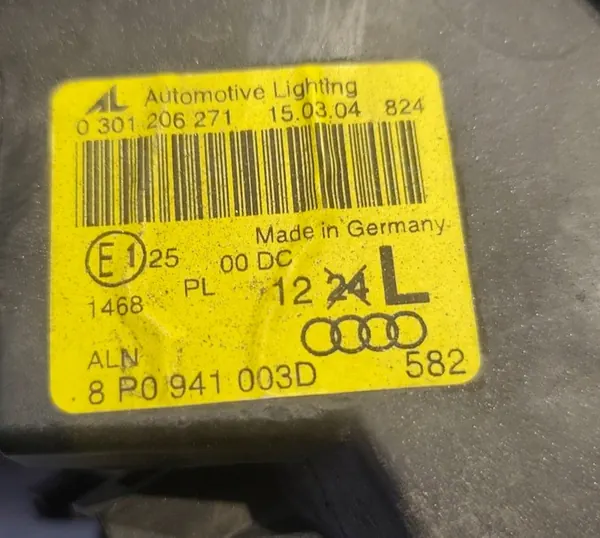 AUDI A3 8P Faro Xenón Izquierdo 8P0941003D image 5