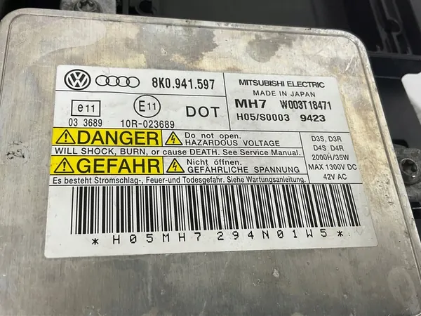 2009 Audi A5 8T Faro Frontal 8T0941029AL image 9