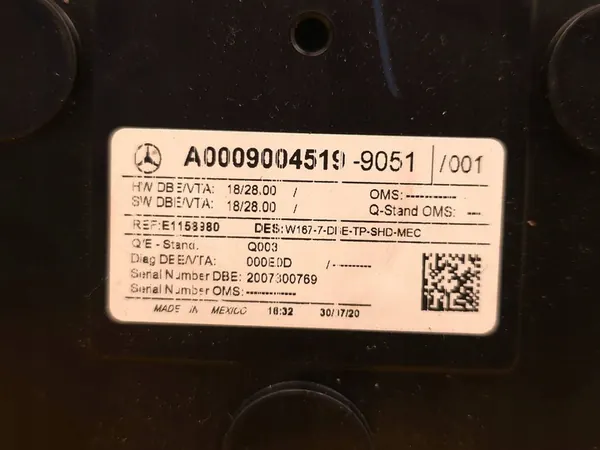 MERCEDES GLE W167 Interieurverlichting A0009004519 image 3