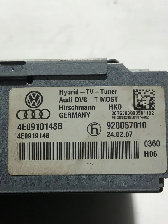 Module Vidéo Audi A8 S8 D3 OEM 4E0910148B image 9