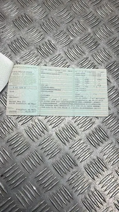 Carrocería Mercedes-Benz S-Class W126 OEM 272047 Usado image 8