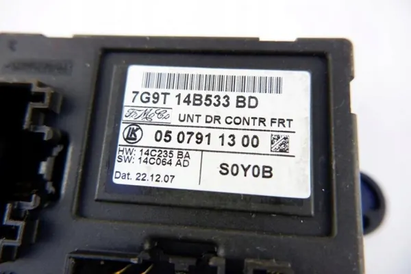 Módulo Puerta Delantera Izquierda OEM 7G9T-14B533-BD Jaguar XF image 4