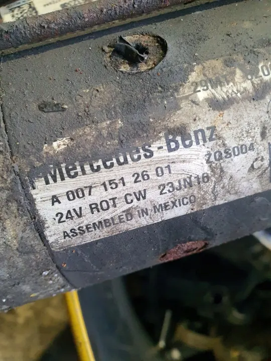 Motor de arranque A0071512601 para Mercedes ATEGO III 3 E6 OM936 image 2