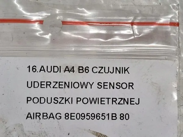 Sensor de impacto airbag OEM 8E0959651B para Audi A4 B6 image 6
