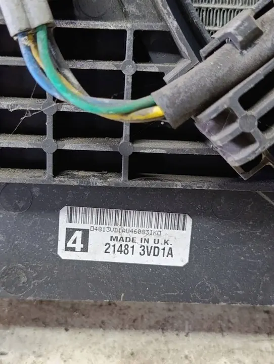 NISSAN NOTE II E12 12-16 1.5 DCI Conjunto de Radiador image 3