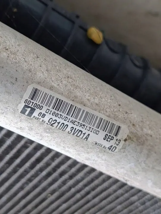 NISSAN NOTE II E12 12-16 1.5 DCI Conjunto de Radiador image 5