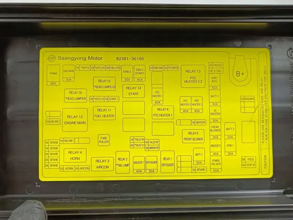 Caixa de fusíveis completa SsangYong Rexton 2017 8441009000 image 2