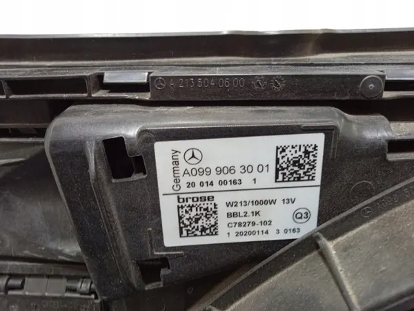 MERCEDES CLS W257 400D KOMPLET CHŁODNIC WIATRAK image 4