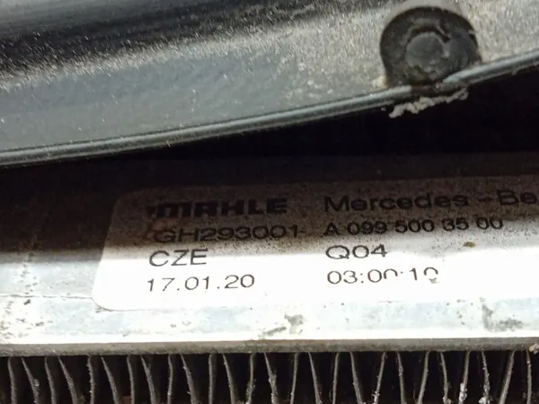 MERCEDES CLS W257 400D KOMPLET CHŁODNIC WIATRAK image 8