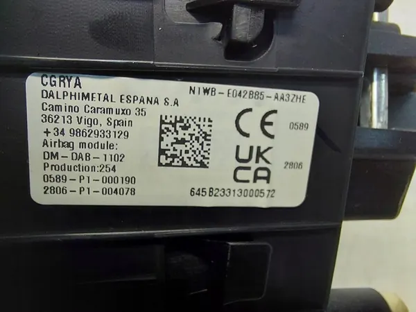 Ford Ranger VI Bestuurdersairbag N1WB-E042B85-AA image 5