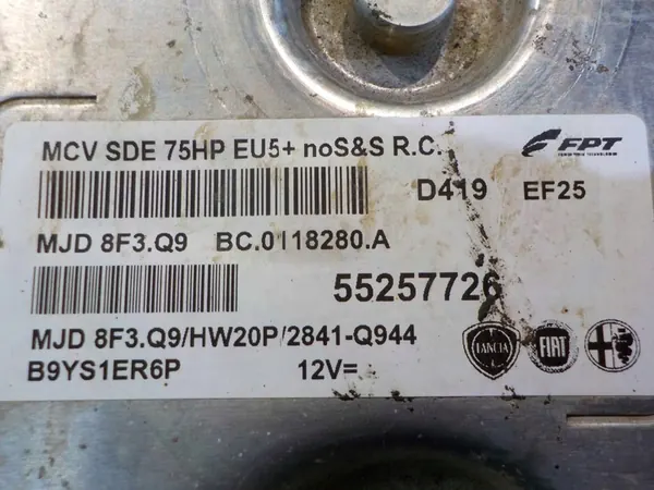 PEUGEOT BIPPER 1.3 HDI Motorstyrningsenhet 55257726 image 3