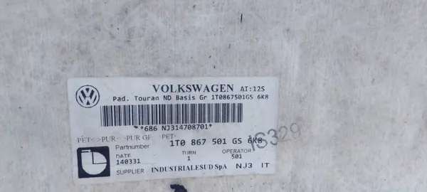 Plafonnier OEM 1T0867501HA pour VW Touran II 2010-2015 image 9