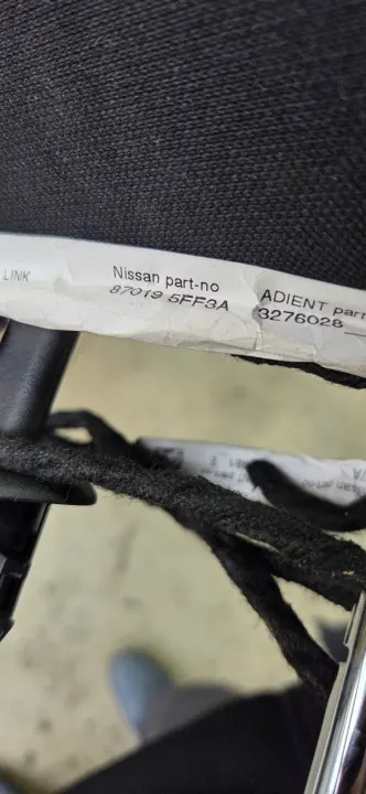 Appuie-tête conducteur Nissan Micra K14 OEM 870195FF3A image 4