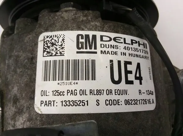 Ilmastointikompressori Opel Astra J 2011 OE 13335251 image 9