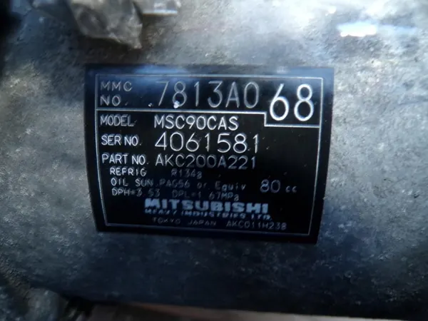 Mitsubishi Klimakompressor AKC200A221 - Gebrauchtes OE image 5