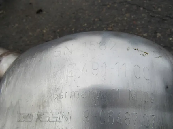 Endschalldämpfer Mercedes-Benz E W212 OEM A2124911100 image 5