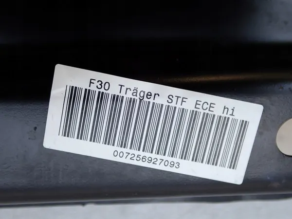 Takapuskuri Vahvistus BMW M3 F80 2016- OEM 51127256927 image 3