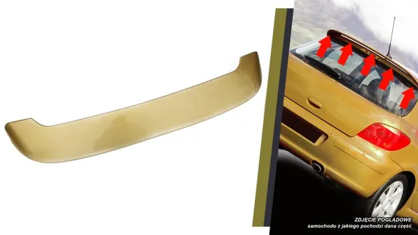 OEM KD0236 Bakspoiler för Peugeot 307 Hatchback image 2