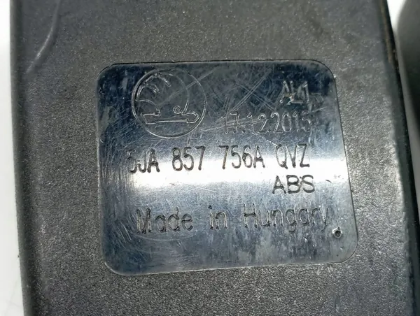 OEM 5JA857755A Turvavyön Soljen Set Etu Skoda Rapid image 3