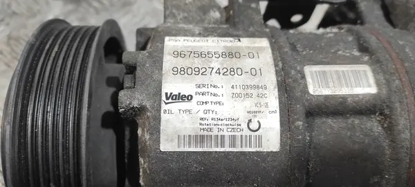 Compresor de aire acondicionado Peugeot 308 II T9 OE image 2