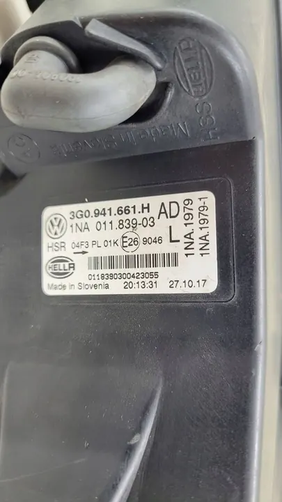 Volkswagen PASSAT B8 Farol Halógeno Esquerdo 3G0941661H image 9