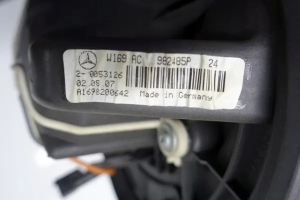 Ventilador Mercedes W169 W245 1698200642 image 4