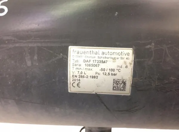 DAF Luftbehälter OEM 1733547 - Gebrauchter Zustand image 4