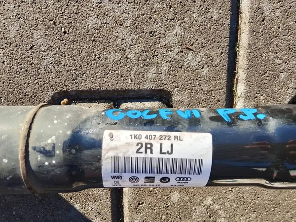 VW GOLF VI GTI Höger drivaxel 1K0407272RL image 2