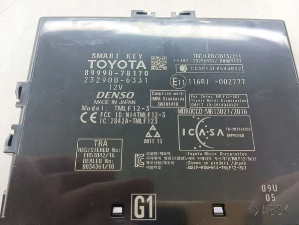 Módulo sem chave Lexus NX 2017 OEM 8999078170 image 4
