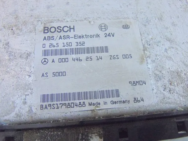 MERCEDES 1824 ECONIC 1998 ABS/ASR CONTROLLER A0004462514 image 4
