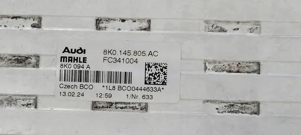 Intercooler Audi A4 B8 2007-2015 8K0145805AC image 3