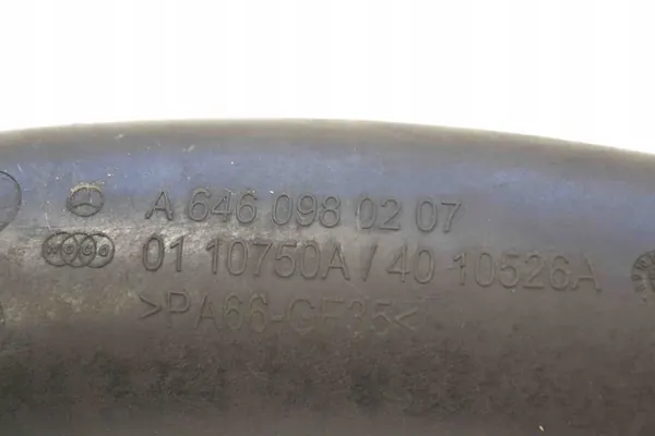 Vasen intercooler-putki MERCEDES-BENZ C (W204) A6460980207 image 4