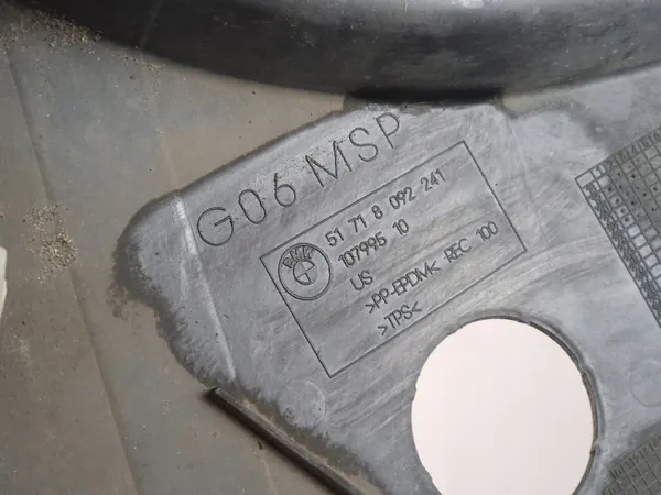 Protetor de para-lamas dianteiro OEM 51718092241 BMW X6 G06 image 3
