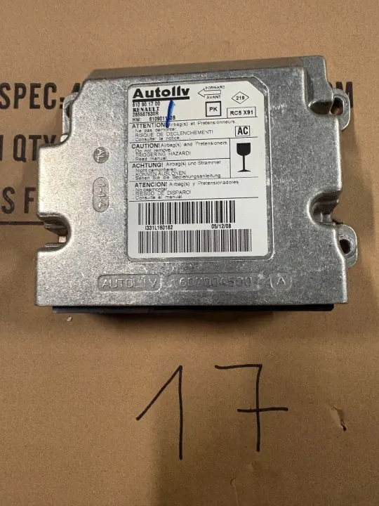 Airbag sensormodule Renault Laguna III 285587630R image 2