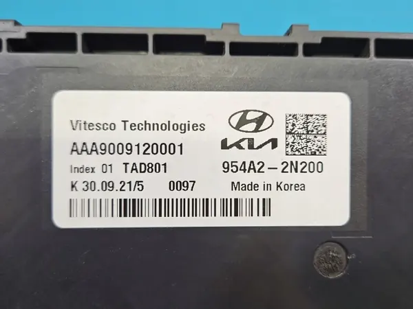 Hyundai Versnellingsbak Controller OEM 954A2-2N200 Gebruikt image 8
