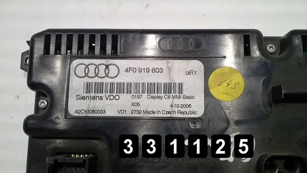 Audi A6 Displayscherm OEM AM-331125 Gebruikt image 3
