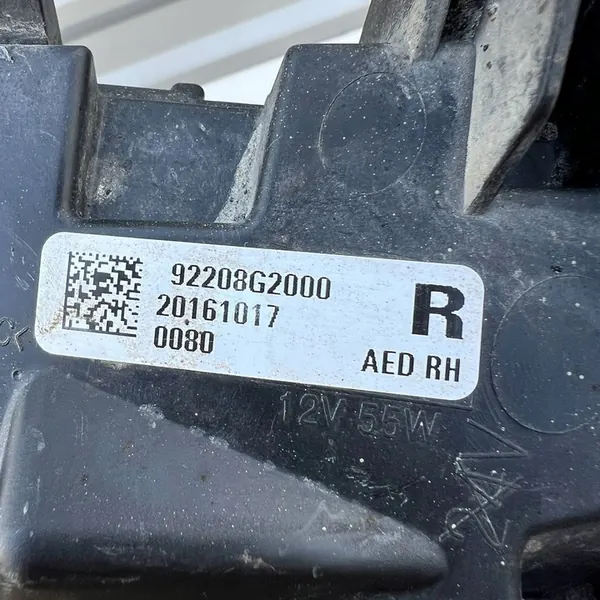 Hyundai Ioniq Faro Delantero Derecho Halógeno LED 92208G2000 image 7