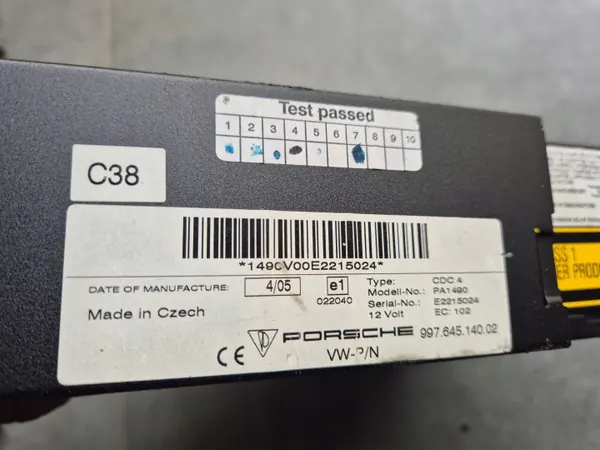 Changer CD Porsche OEM 99764514002 - Occasion image 3