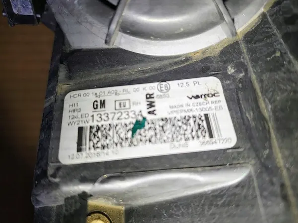 Oikea Ajovalo Opel Meriva B 13372334 image 6