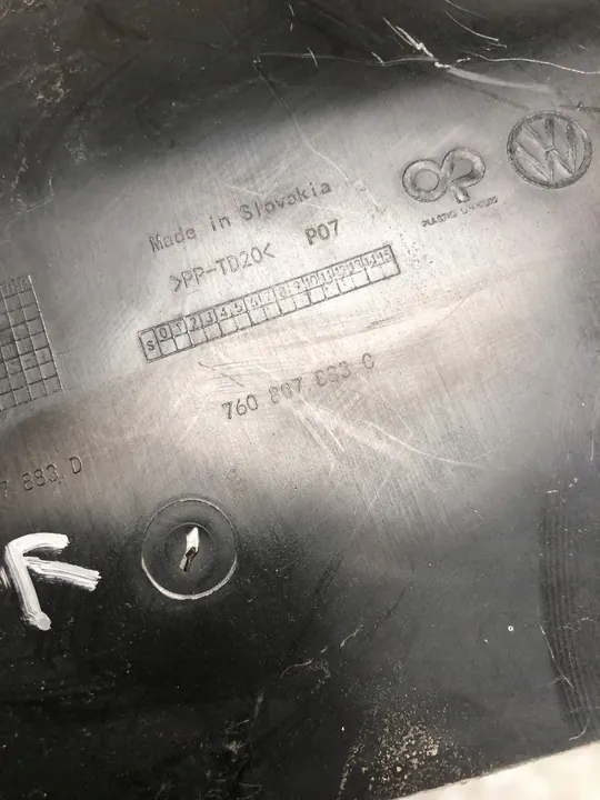 Deslizamento de Para-choque Frontal Esquerdo VW Touareg III 760807883C image 5