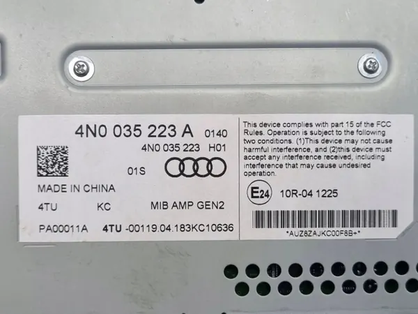 Amplificador Audi OE 4N0035223A usado image 4